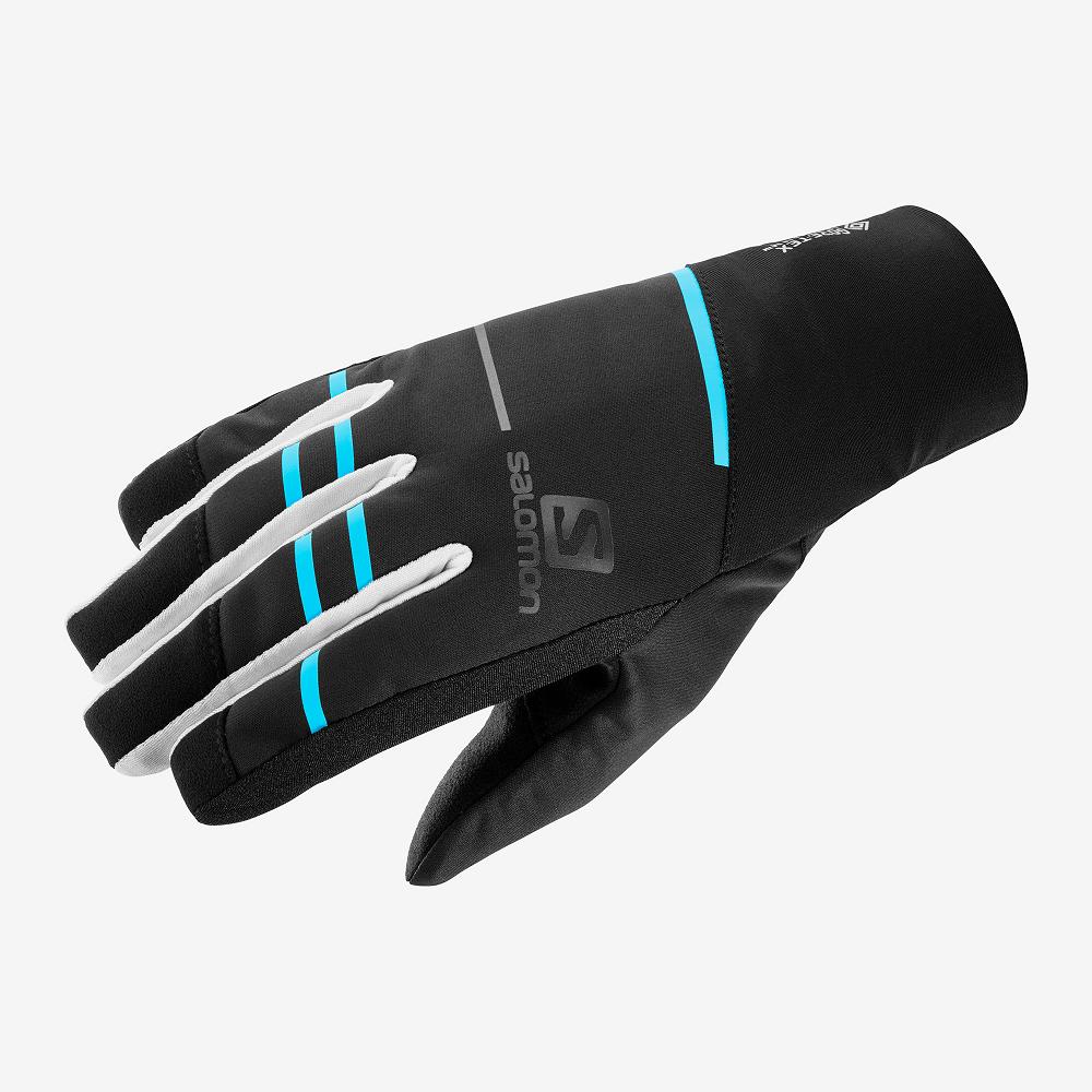 Salomon Singapore Mens Gloves - RS PRO WS U Black | 30985-FGIW